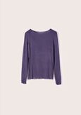 Sally viscose jersey GRIGIO ANTRACITEBLU Woman image number 4