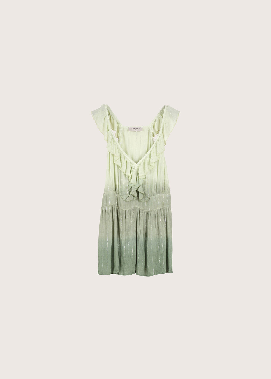 Troy 100% rayon top VERDE OLIVA Woman , image number 5