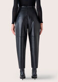 Peony eco-leather trousers NERO BLACK Woman image number 6