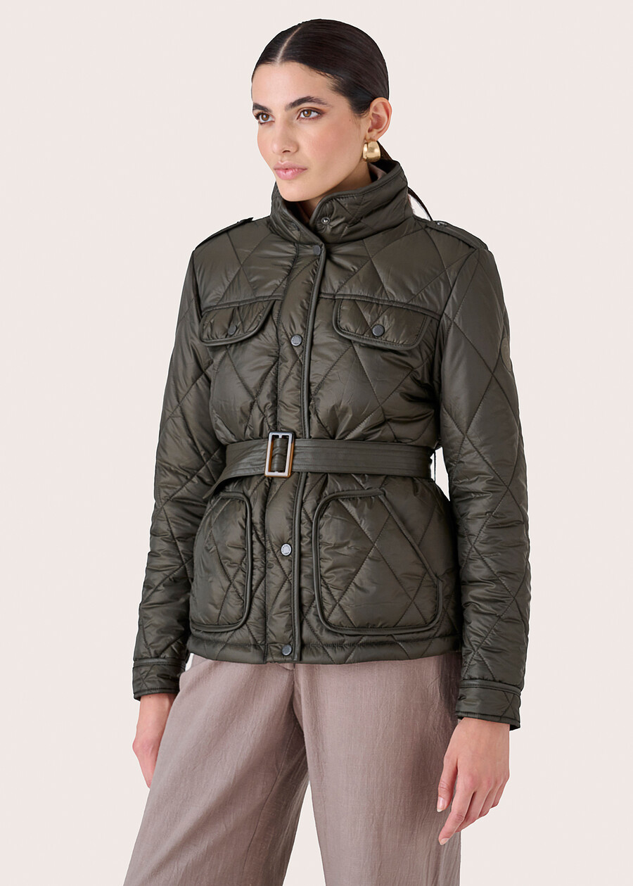 Penko military down jacket VERDE MILITAREBLU Woman , image number 2