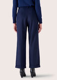 Primo polyviscose trousers BLUE OLTREMARE Woman image number 5