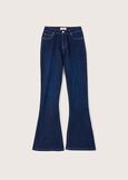 Cindy denim cotton trousers DENIM DARK DENIMGRIGIO GREY Woman image number 5