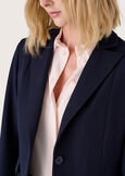 Giselle technical fabric blazer NERO BLACKBEIGE GESSOBLU Woman image number 3