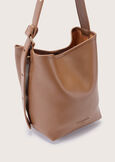 Bacci eco-leather bucket bag NERO BLACKMARRONE Woman image number 3