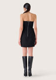 Axel dress with crisscross details NERO BLACK Woman image number 5