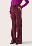 Giorgia trousers in corduroy ROSSO BORDEAUXBEIGE GREIGE Woman image number 4