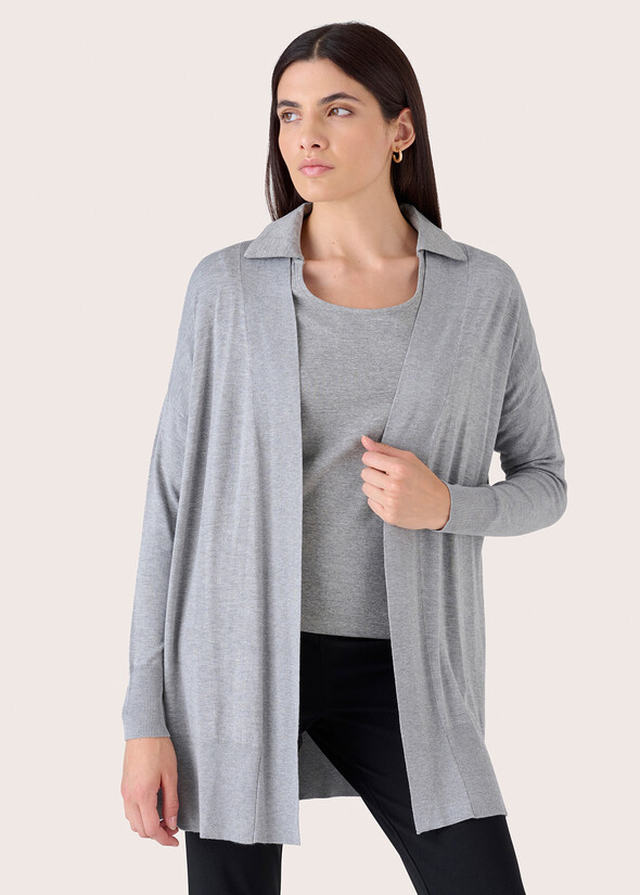 Candy cardigan lungo GRIGIO Donna null