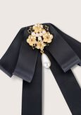 Goccia ribbon pin NERO BLACK Woman image number 3