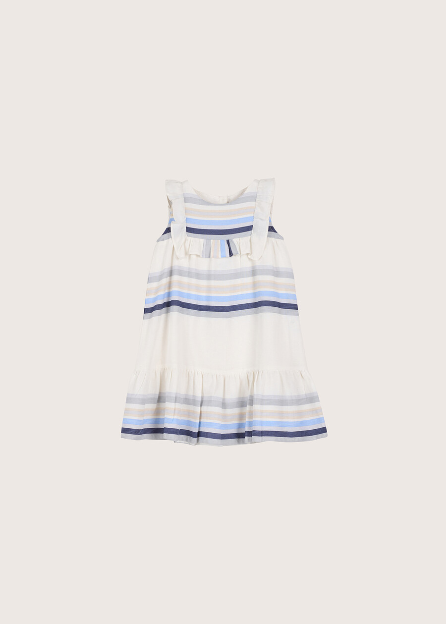 Agnes striped baby dress BIANCO WHITE Woman , image number 7
