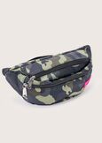 Bettlan camouflage nylon pouch VERDE SALVIA Woman image number 2