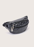 Bettlan shiny nylon pouch NERO BLACK Woman image number 3