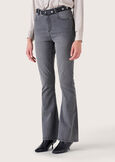 Cindy denim cotton trousers DENIM DARK DENIMGRIGIO GREY Woman image number 2