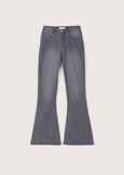 Cindy denim cotton trousers DENIM DARK DENIMGRIGIO GREY Woman image number 5