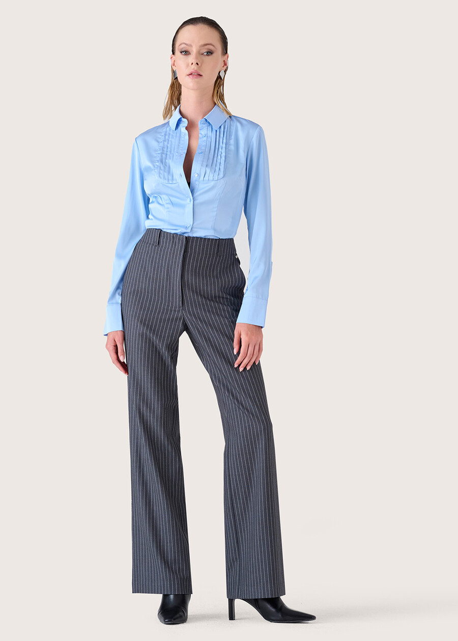 Palmas pinstriped trousers GRIGIO Woman , image number 3