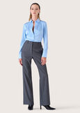 Palmas pinstriped trousers GRIGIO Woman image number 3