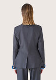 Giastin pinstriped blazer GRIGIO Woman image number 4