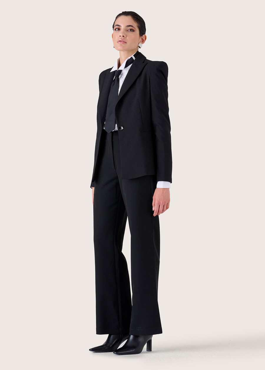 Giulia technical fabric blazer NERO BLACK Woman , image number 5