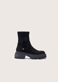 Slippy eco-suede ankle boots NERO BLACK Woman image number 2