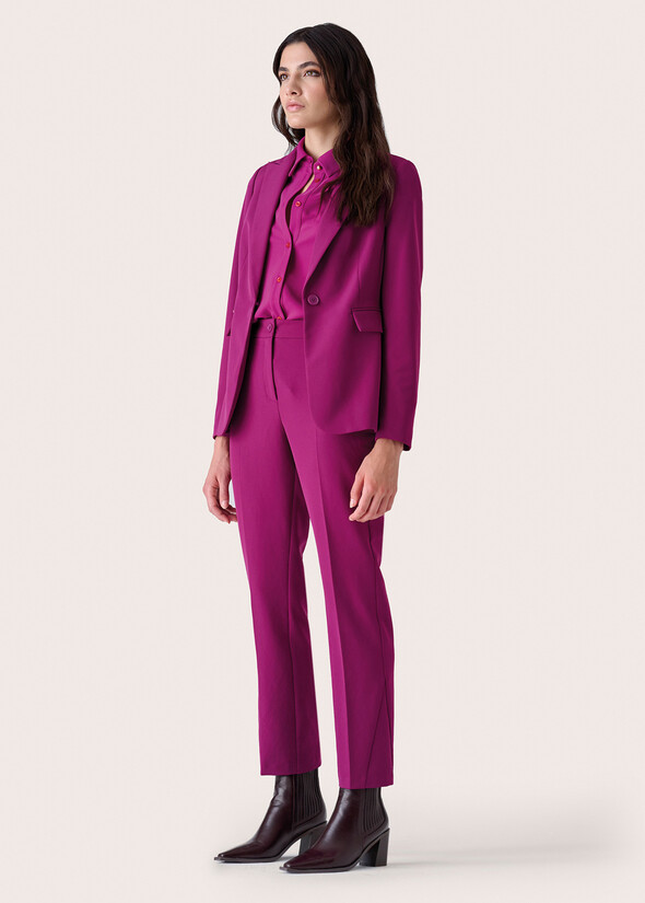 Jacqueline narrow-leg trousers ROSSO MAGENTA Woman null