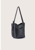 Bacci eco-leather bucket bag NERO BLACKMARRONE Woman image number 2