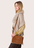 Balema 100% suede crossbody bag MARRONE Woman image number 2