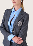 Giastin pinstriped blazer GRIGIO Woman image number 3