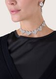 Gelsin necklace with strass GRIGIO SILVER  Woman image number 2