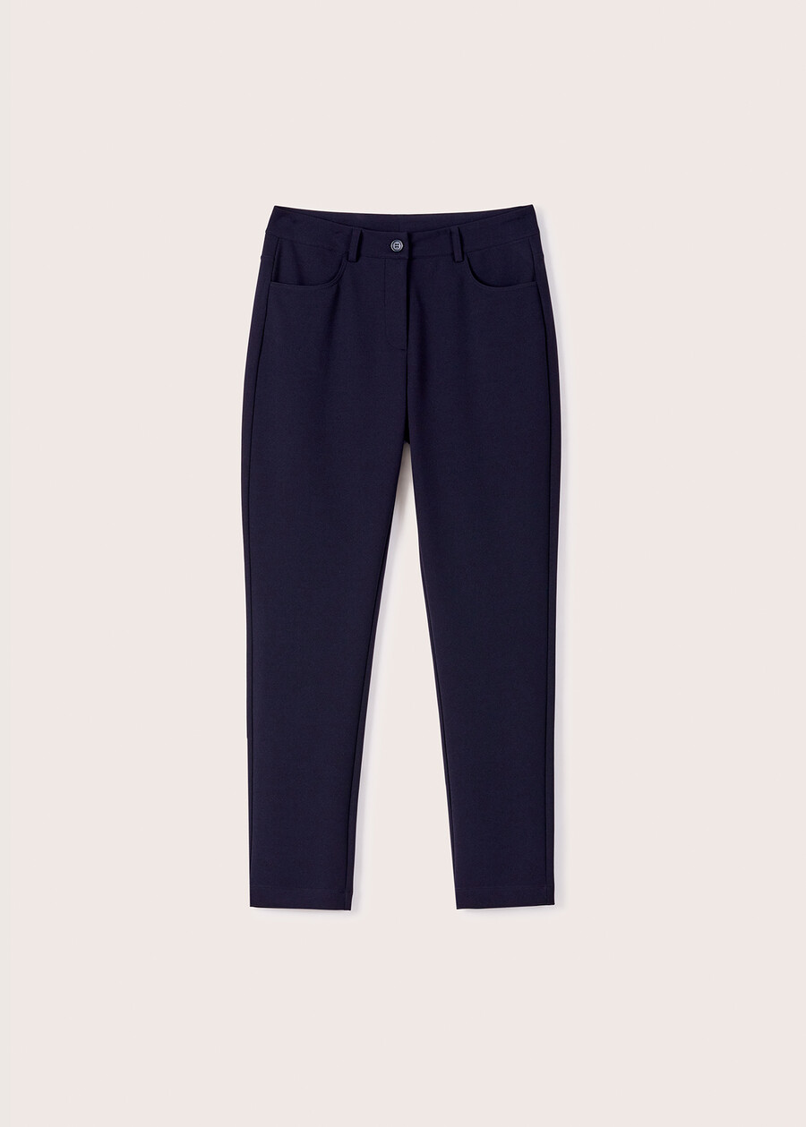 Kate narrow-leg trousers NERO BLACKBLUE DARK BLUE Woman , image number 6