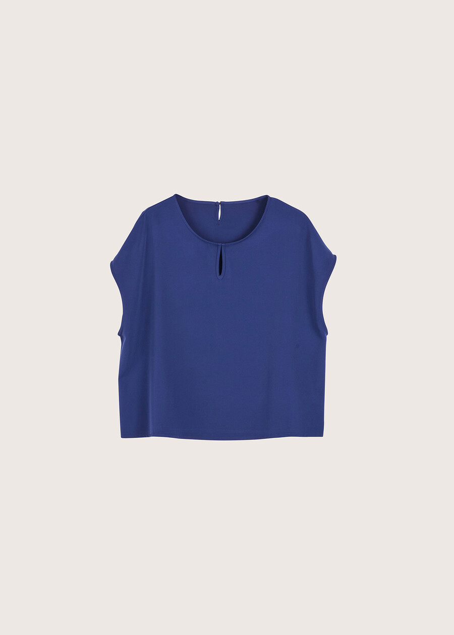 Starlette wide blouse BLUE OLTREMARE  Woman , image number 6
