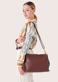 Bene 100% genuine leather crossbody bag MARRONE VISONE Woman image number 1