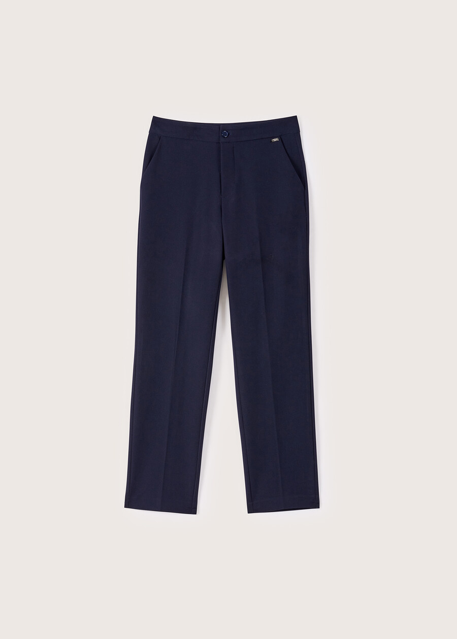 Trousers Alice in technical fabric NERO BLACKBEIGE GESSOBLU Woman , image number 7