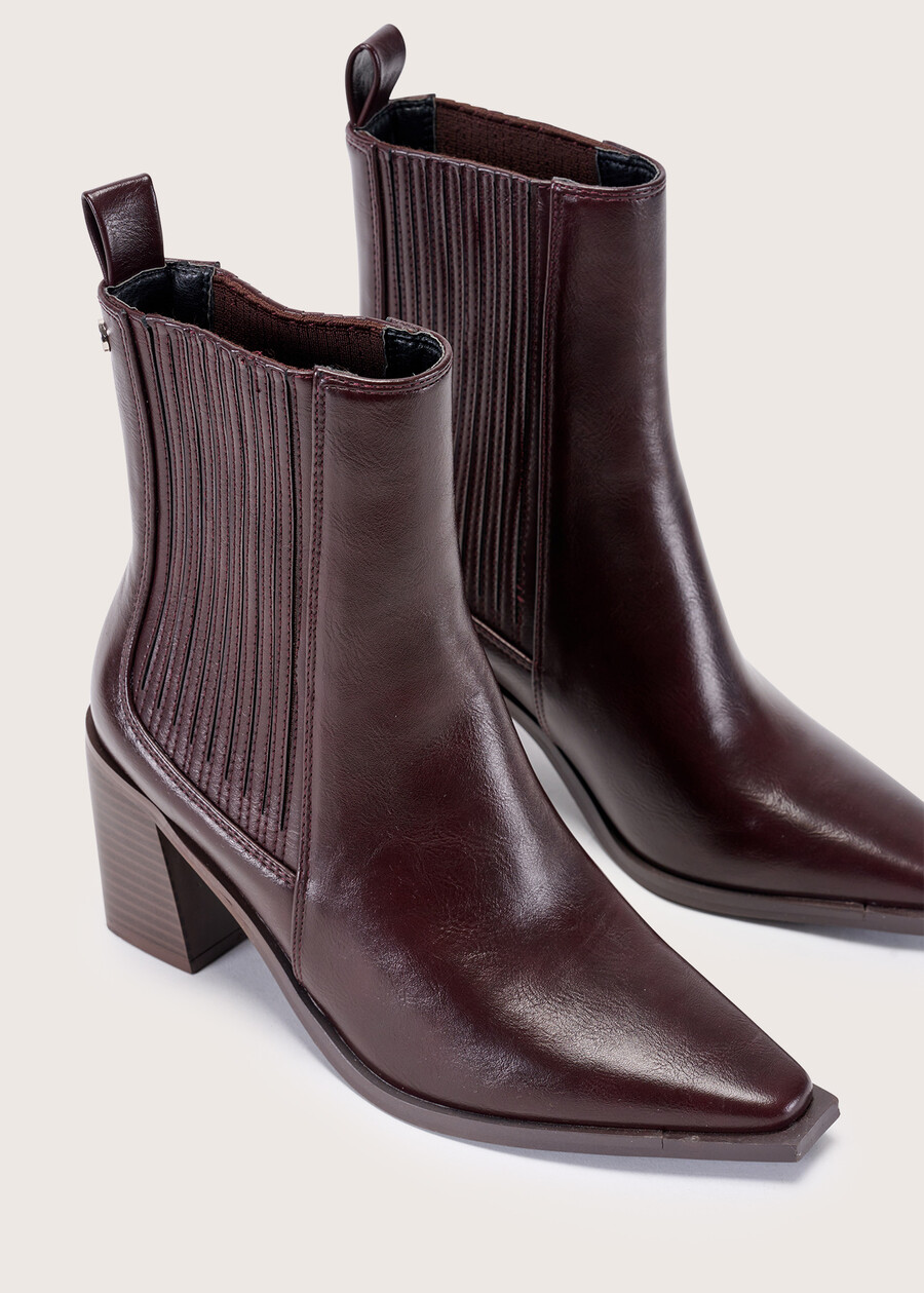 Sirena eco-leather ankle boots ROSSO BORDEAUX Woman , image number 2