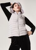 Sparta sleeveless jacket with hood GRIGIOBEIGE LATTE Woman image number 1