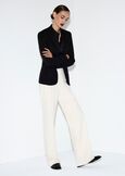 Giorgia technical fabric trousers NERO BLACKBEIGE GESSOBLU Woman image number 1