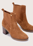 Sissi 100% genuine suede ankle boots MARRONE Woman image number 2