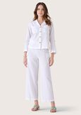 Papi palazzo trousers BIANCO WHITEBLU FRENCH Woman image number 1