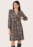 Arper dress with fantasy pattern NERO BLACK Woman image number 4