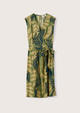 Alan Dress with Tropical Print VERDE Woman image number 6