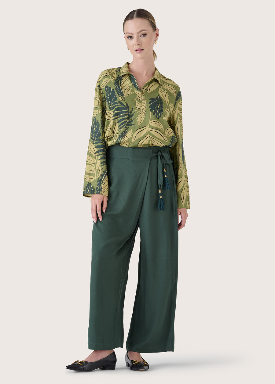 Petra Pants in Pareo Style VERDE Woman , image number 2