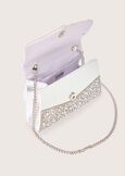 Brilla micro-strass clutch bag SILVER Woman image number 4