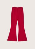 Victoria flared trousers ROSSO MARTENERO BLACKBLUE DARK BLUEMARRONE Woman image number 5