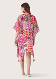 Bacco 100% cotton kaftan ROSA FUCSIA Woman image number 4