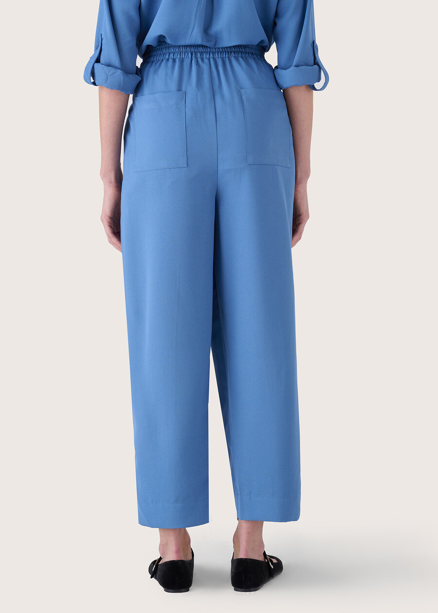 Pintus crepe trousers BLU AVION Woman , image number 6