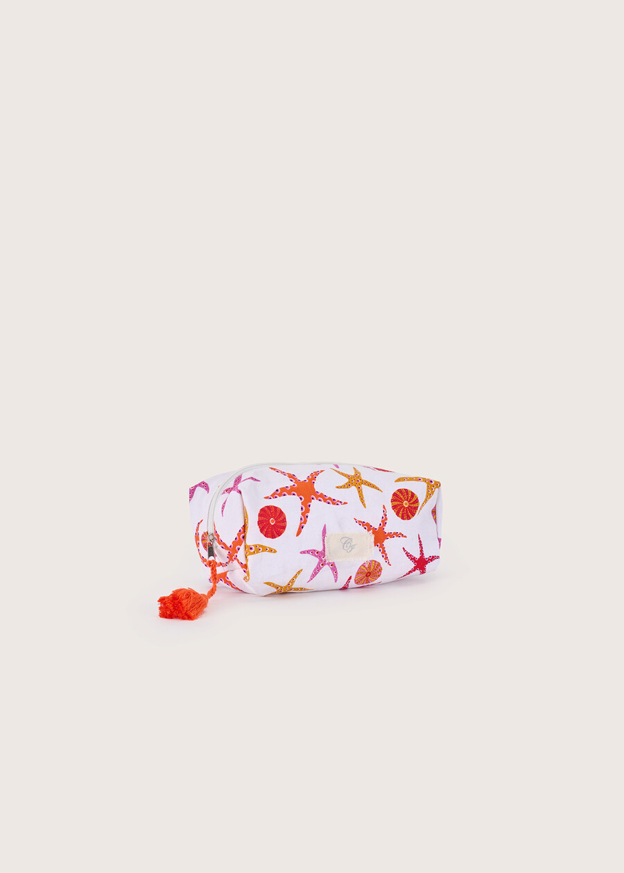 Bindy 100% cotton beauty case ARANCIO CARROT Woman , image number 1