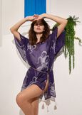 Benny 100% cotton kaftan BLU Woman image number 1