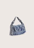 Brielle cotton denim clutch bag DENIM LIGHT DENIM Woman image number 1