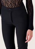 Claudia trousers in technical fabric NERO BLACK Woman image number 3