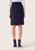 Gladys technical fabric skirt NERO BLACKBEIGE GESSOBLU Woman image number 5