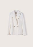 Gianna Milano stitch blazer BIANCO WHITE Woman image number 6