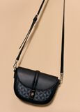 Bonye eco-leather crossbody bag MARRONENERO BLACK Woman image number 1